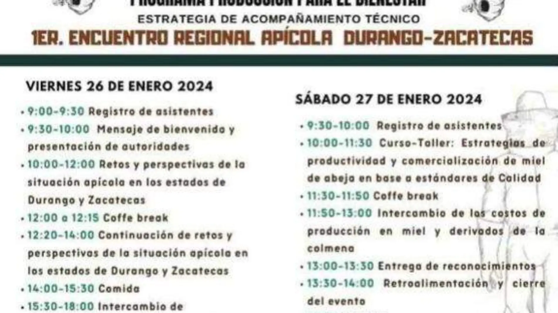 Encuentro apícola en Durango: Cambio climático, principal reto en la apicultura